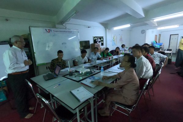 Knowledge sharing session to Yangon Journalism School
